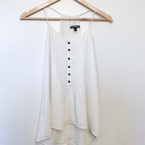 Pleated front Express cami blouse